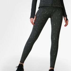 Sweaty Betty the POWER Leggings All-Over REFLECTIVE Full Length size Large NWOT